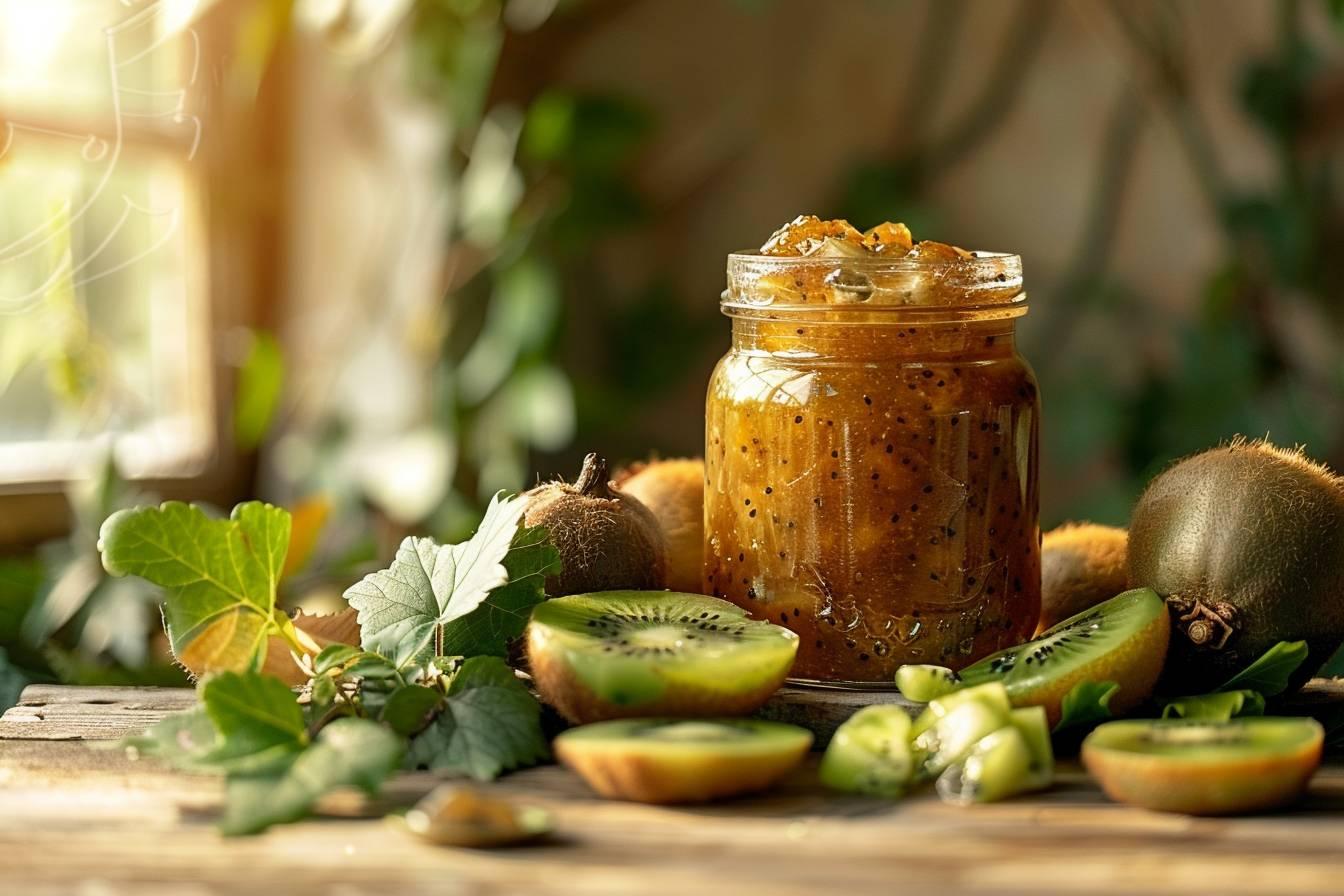 confiture de kiwi de grand mère